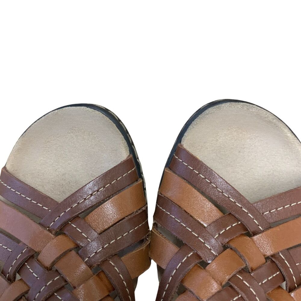 Clarks Women Lexi Carmen Comfort Hook and Loop Leather Snadals SIze 6 - Picture 5 of 12